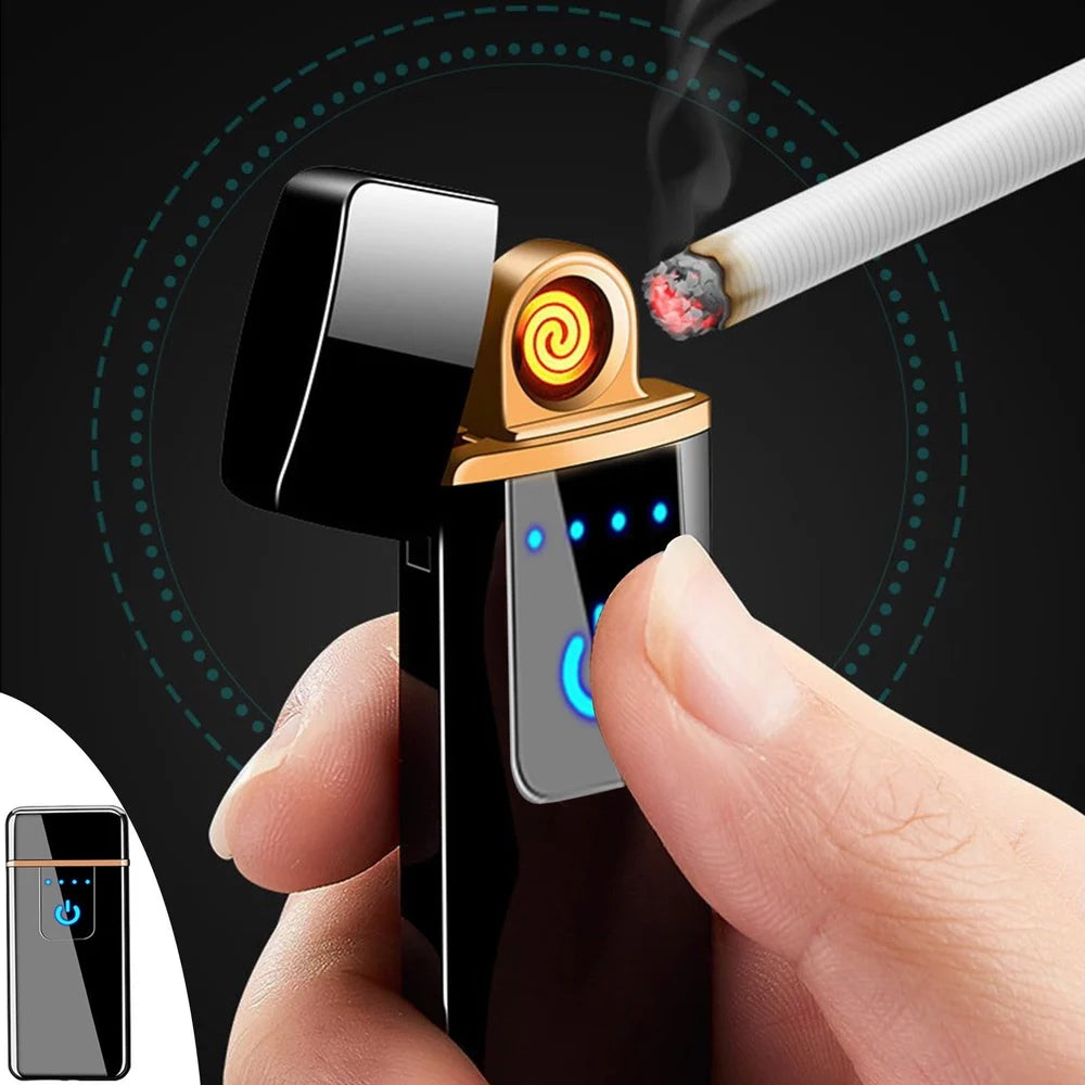 Metal touch lighter