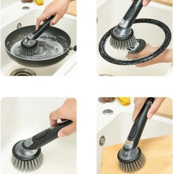 Multifunctional Liquid Soap Dispenser Brush