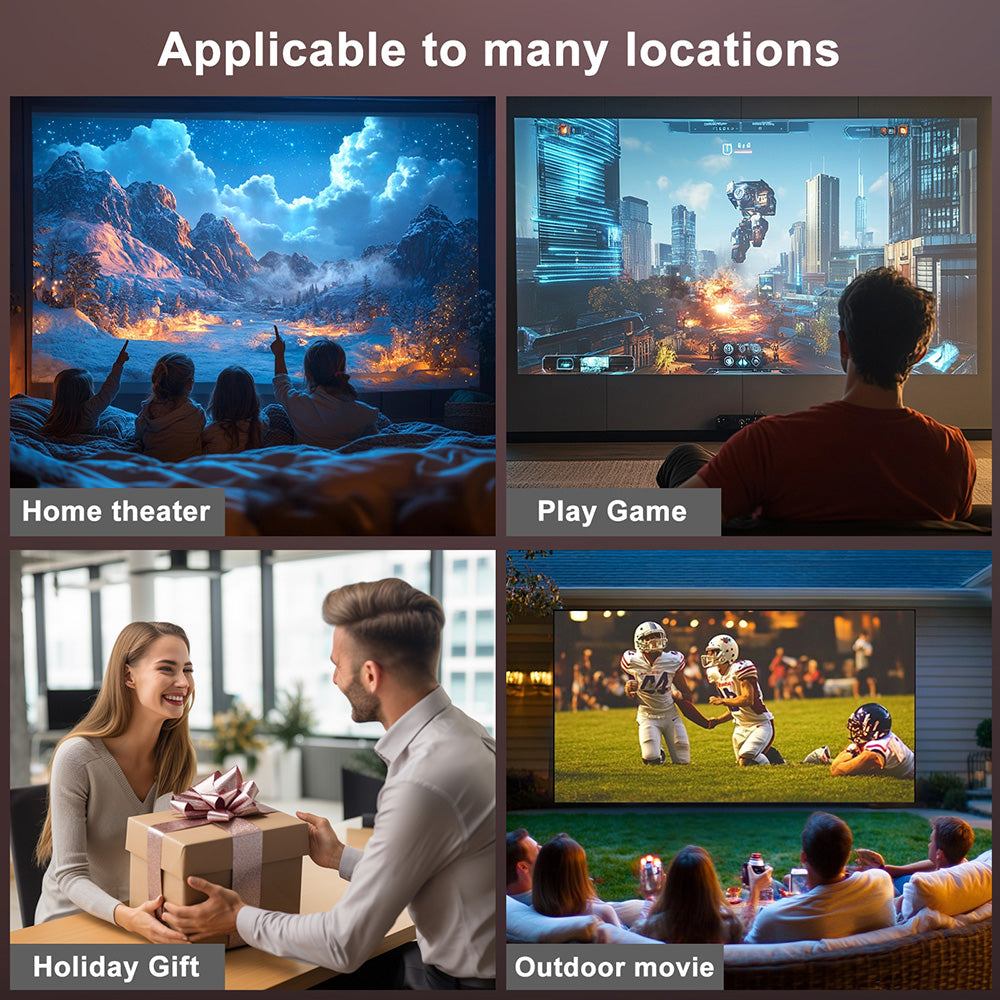 Portable Mini Android Projector 4K full HD