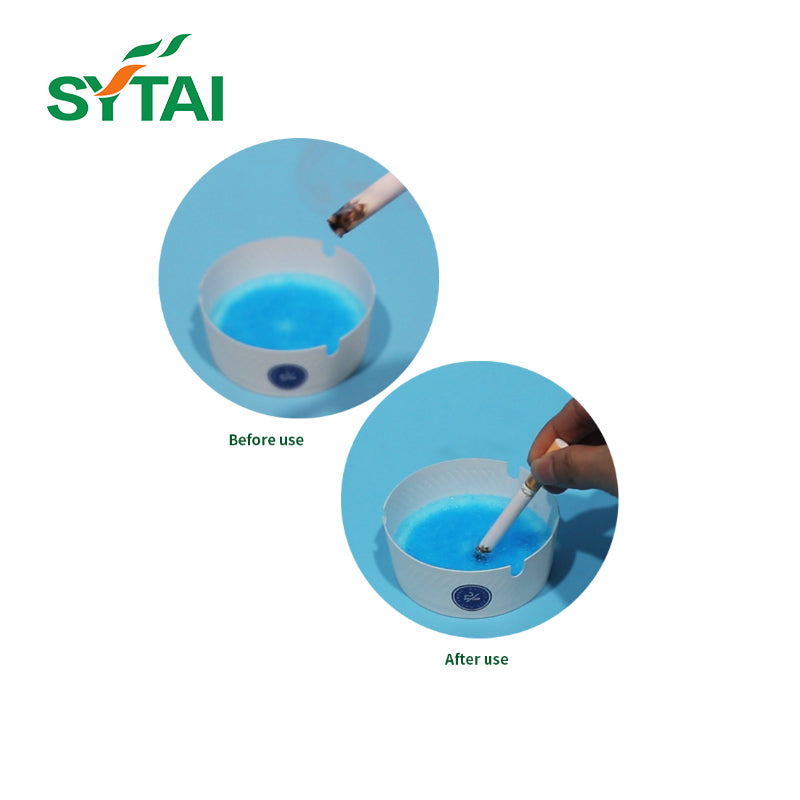 Convenient Disposable Gel Coated Ashtray