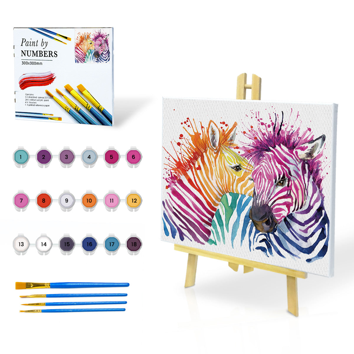 Custom Pattern Size 30*30CM Paint by Numbers