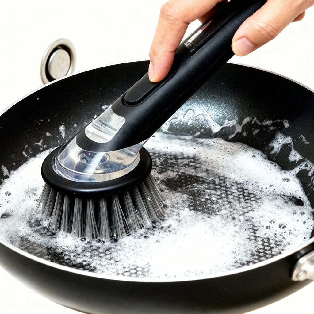 Multifunctional Liquid Soap Dispenser Brush