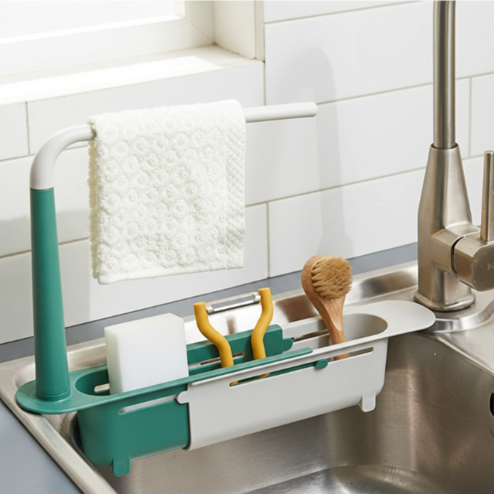 Adjustable Telescopic Sink Shelf
