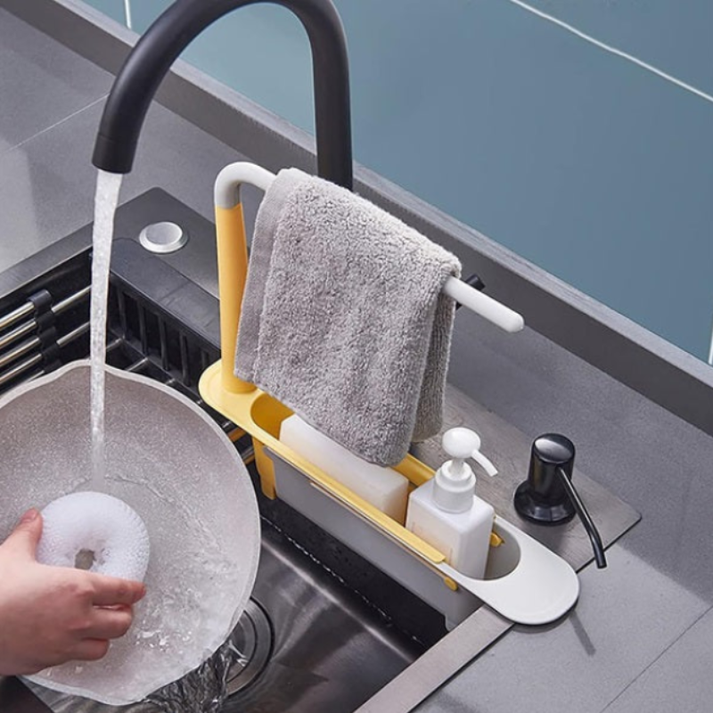 Adjustable Telescopic Sink Shelf